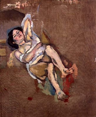 リムーザンの女」1908年頃（油彩・キャンバス 作： Jules Pascin