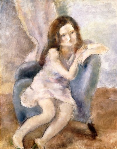 座る女1925-26 作： Jules Pascin