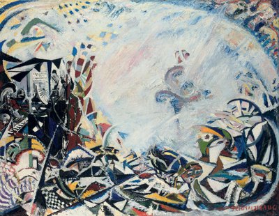 ダンスのダイナミック;ダンスのダイナミクス、1913 作： Jules Schmalzigaug