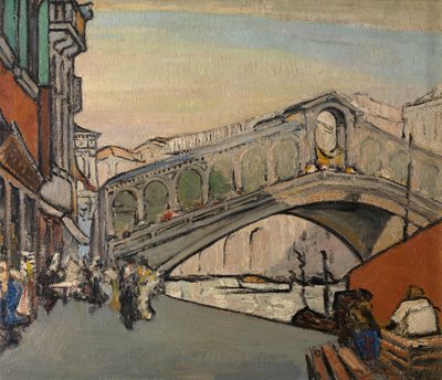 ヴェネツィアのリアルト橋 作： Jules Schmalzigaug