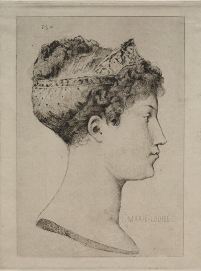 プロフィールのマリー・ルイーズ 作： Jules de Goncourt
