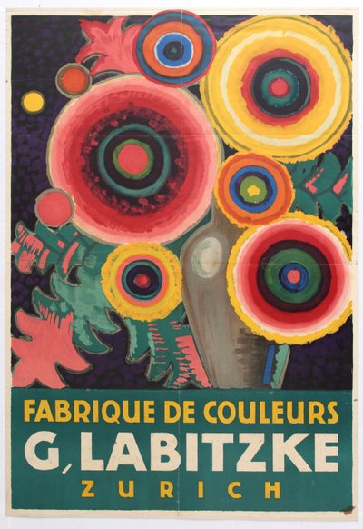 Labitzke Color Paints チューリッヒ、1916 年。 作： Jules de Praetere