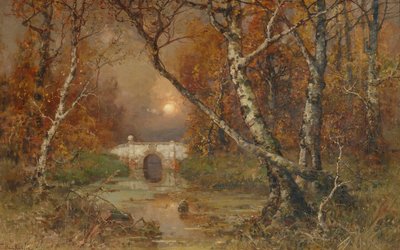 無視された公園、1883年 作： Juli Julievich Klever