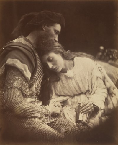 アルフレッド・テニソンの『王様のイディル』などの詩を1874年に発表した。 作： Julia Margaret Cameron