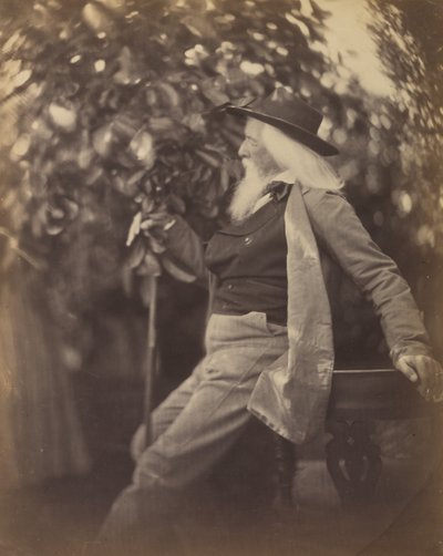 チャールズ・ヘイ・キャメロン（Esq）、1865-67年、フレッシュウォーターの彼の庭園にて。 作： Julia Margaret Cameron