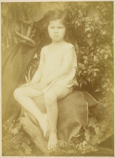 ジョージ・ダックワース（幼児聖ヨハネの習作） 作： Julia Margaret Cameron