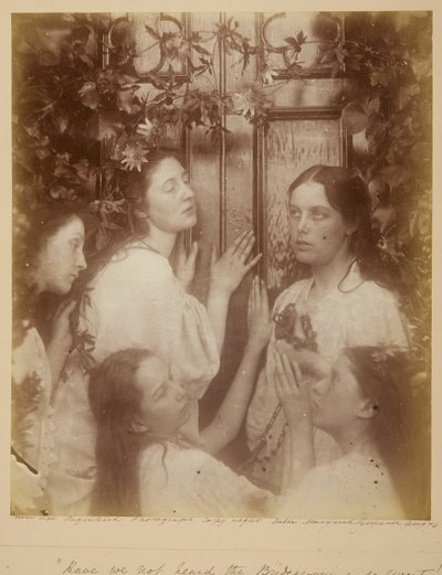 花婿はとても甘いと聞いていないか」1874年8月。 作： Julia Margaret Cameron