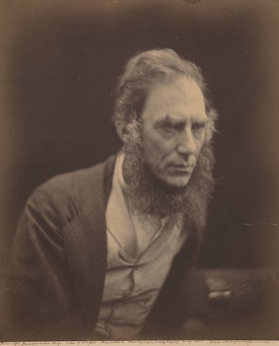 ジョセフ・D・フッカー、1868年（写真） 作： Julia Margaret Cameron