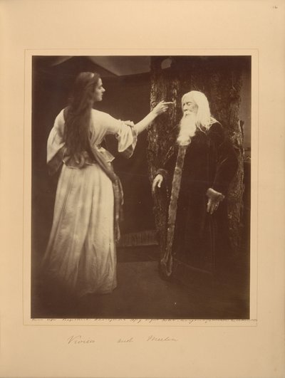 ジュリア・マーガレット・キャメロン - ヴィヴィアンとマーリン 作： Julia Margaret Cameron