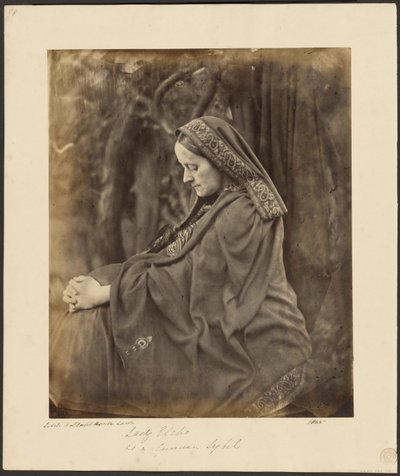 クメアン・シビル役のレディ・エルチョ 作： Julia Margaret Cameron