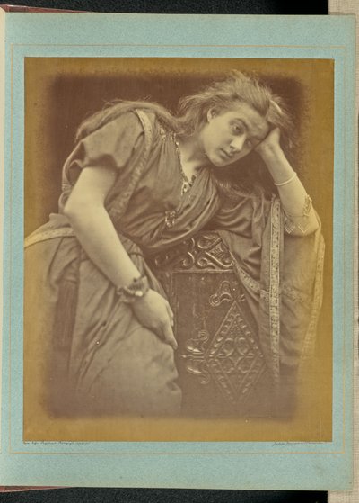 "マリアナ - 彼女は私が死んでしまうことを恐れていると言った。 作： Julia Margaret Cameron