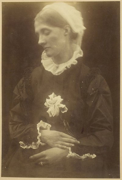ハーバート・ダックワース夫人、c。 1874年。 作： Julia Margaret Cameron