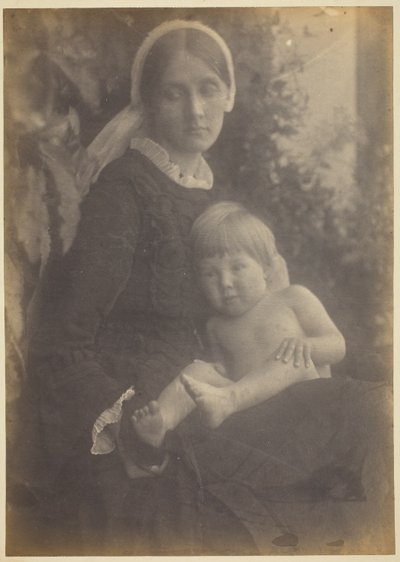 ハーバート・ダックワース夫人とジェラルド・ダックワース 作： Julia Margaret Cameron