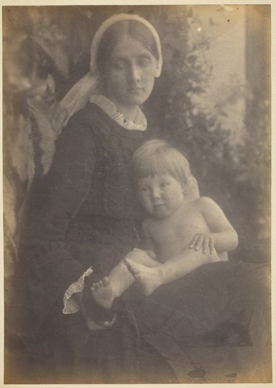 ハーバート・ダックワース夫人とジェラルド・ダックワース（1872年 作： Julia Margaret Cameron
