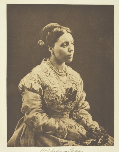 ミセス・サッカレー・リッチー 作： Julia Margaret Cameron
