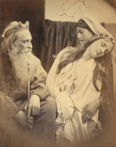 アハシュエロス王の前の王妃エステル 作： Julia Margaret Cameron