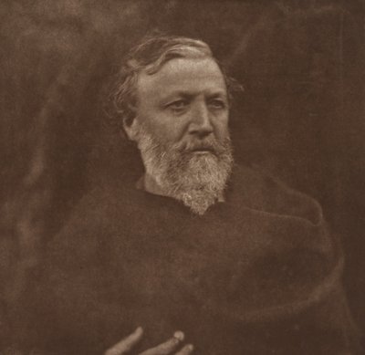 ロバート・ブラウニング、1865年5月、1902年頃印刷。 作： Julia Margaret Cameron