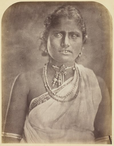 シンハラ人女性、187578。 作： Julia Margaret Cameron
