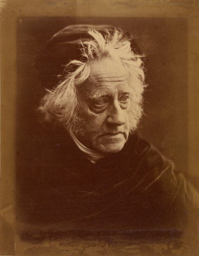J.F.W.ハーシェル卿 作： Julia Margaret Cameron