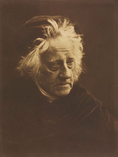 サー・ジョン・ハーシェル (1792-1871) 作： Julia Margaret Cameron