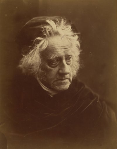 Sir John Herschel, 1867年。 作： Julia Margaret Cameron