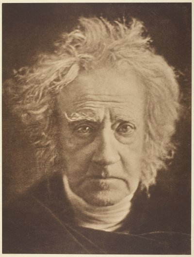 Sir John Herschel, 1867, 1875年に印刷されました。 作： Julia Margaret Cameron