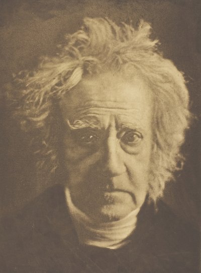 Sir John Herschel, 1867, 1893年頃に印刷されたものです。 作： Julia Margaret Cameron