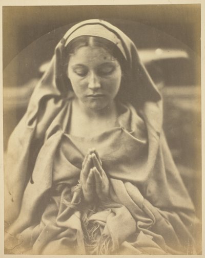 聖アグネス 作： Julia Margaret Cameron