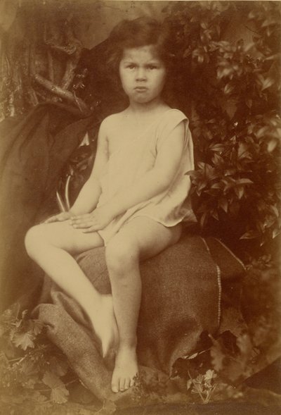 [聖ヨハネ少年の研究］ 作： Julia Margaret Cameron
