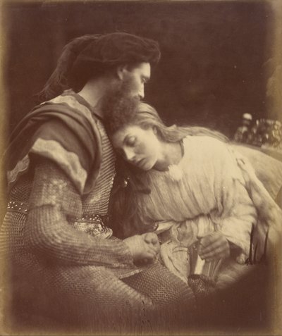 ランスロット卿とグィネヴィア王妃の別れ 作： Julia Margaret Cameron
