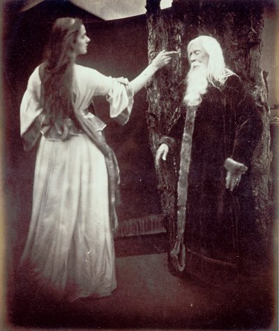 ビビアンとマーリン 作： Julia Margaret Cameron