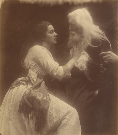 ヴィヴィアンとマーリン、1874年9月。 作： Julia Margaret Cameron