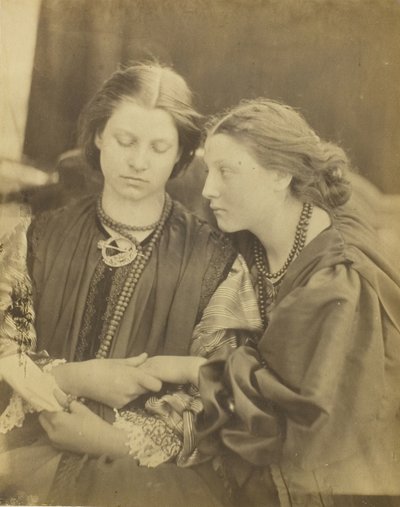 はいまたはいいえ、1865年。 作： Julia Margaret Cameron