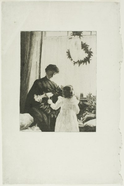 クリスマス・グリーン 作： Julian Alden Weir