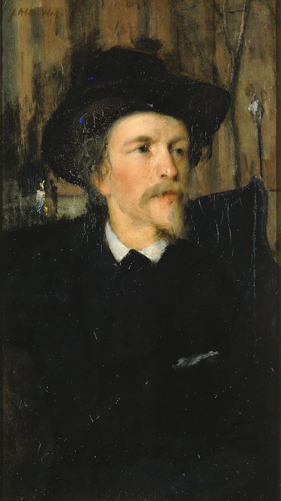 ワイアット・イートンの肖像、1878年頃。 作： Julian Alden Weir