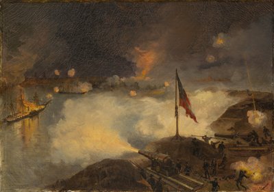 ポートハドソンの戦い、ラ。、1863、1886 作： Julian Oliver Davidson