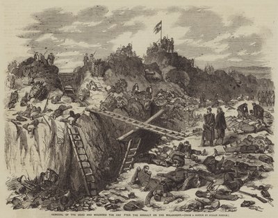 マラホフへの襲撃後の死者と負傷者の追放 作： Julian Portch
