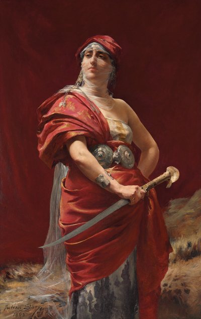 La Tragedienne、1885 作： Julian Russell Story