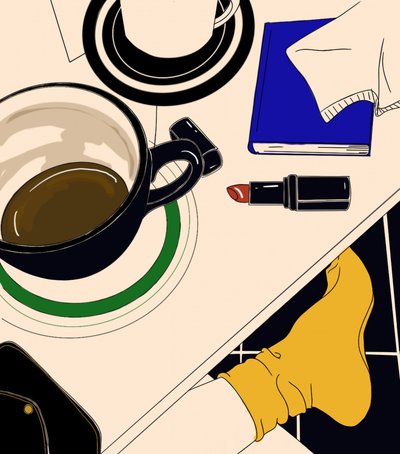 ゆったりとしたコーヒータイム 作： 