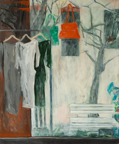 The Clothing Shop、2016年（キャンバスに油彩） 作： Julie Held