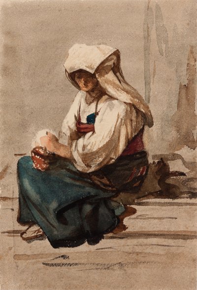 イタリア人女性 作： Julie Wilhelmine Hagen-Schwarz