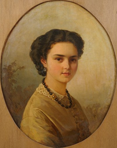 貴婦人の肖像 作： Julie Wilhelmine Hagen-Schwarz