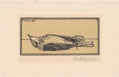 死んだ鳥 作： Julie de Graag (signed by artist)