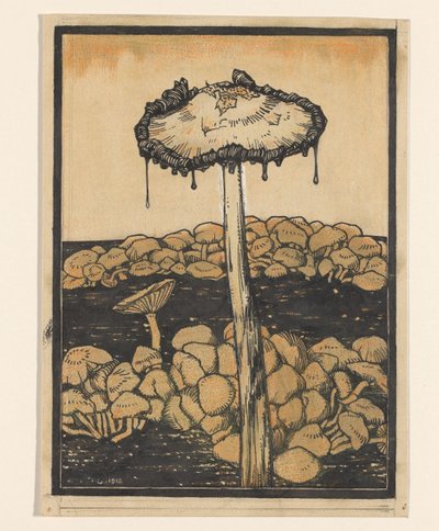 しずくきのこ 作： Julie de Graag (signed by artist)