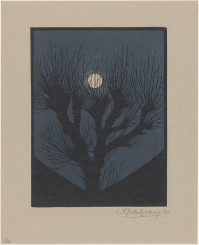 月曜の夜 作： Julie de Graag (signed by artist)