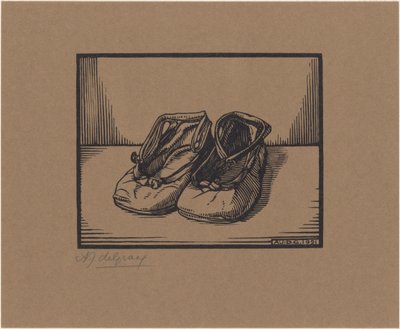 靴1足 作： Julie de Graag (signed by artist)