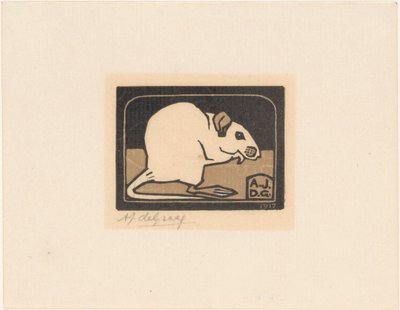 座っているマウス 作： Julie de Graag (signed by artist)