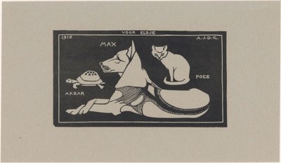 Akbar、Max、Poes (オブジェクトのタイトル) 作： Julie de Graag