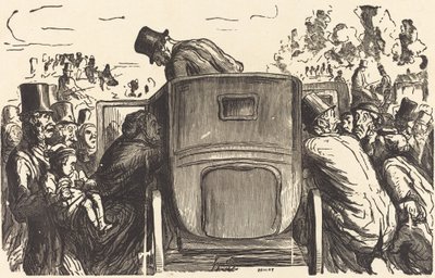 万国博覧会：外国人が求める施設をすべて見つける... 作： Julien Antoine Peulot after Honoré Daumier