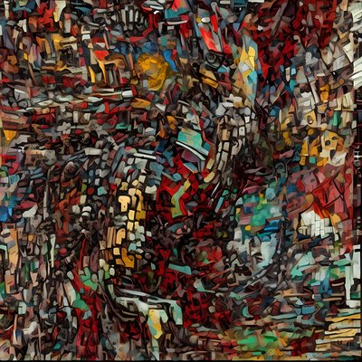 カラフルな粒子 作： Julien Decapo
